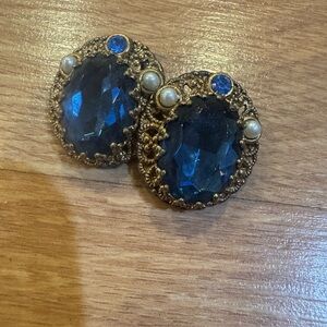 Vintage clip on earrings made in west Germany